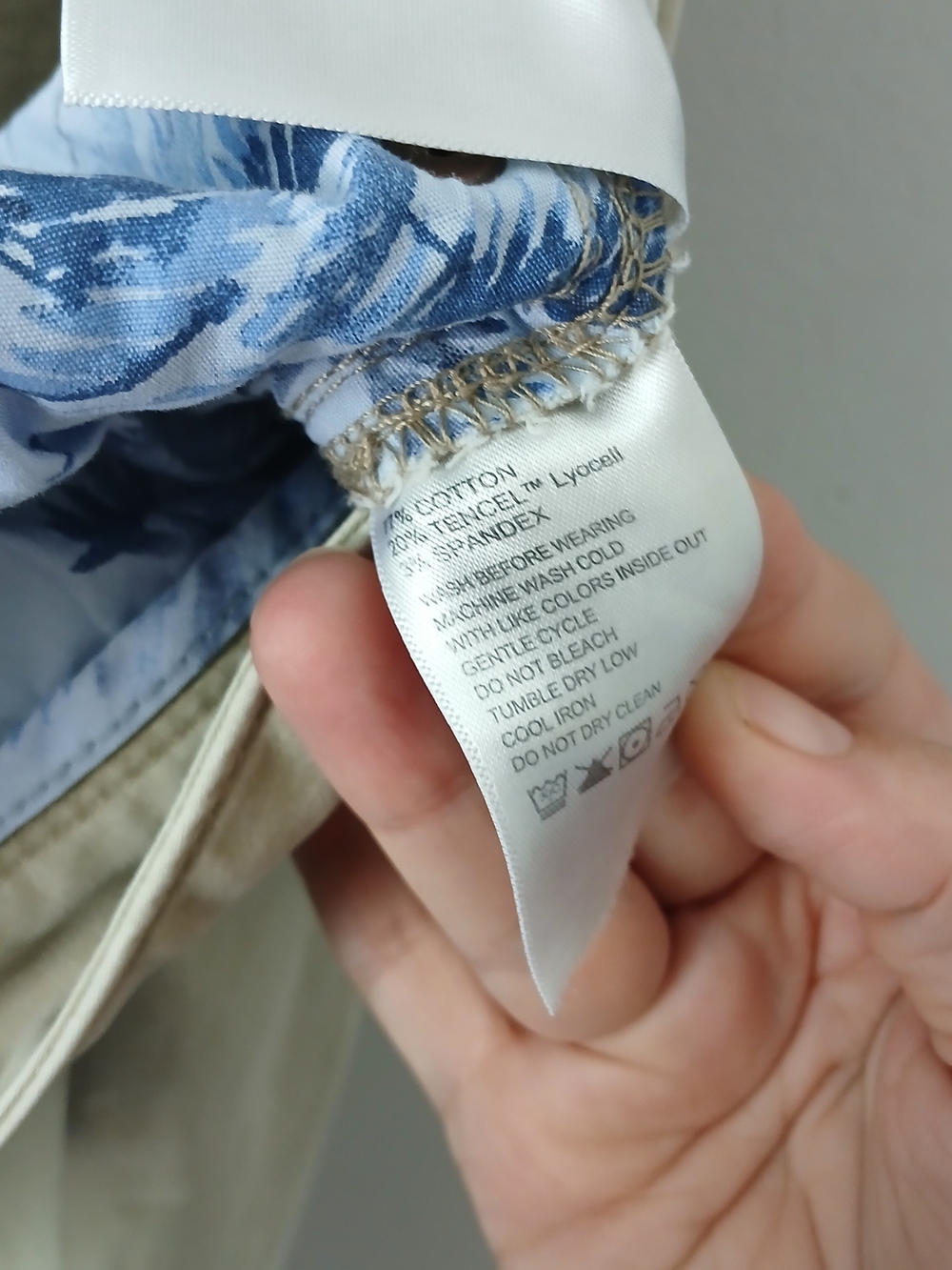 Tommy Bahama Men's Size 48 x 30 Boracay Chino 5 Pocket Flat Front Khaki Pants - Picture 15 of 15